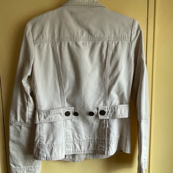 Twill Twenty Two ivory twill utility jacket blazer casual cool - Picture 9 of 11